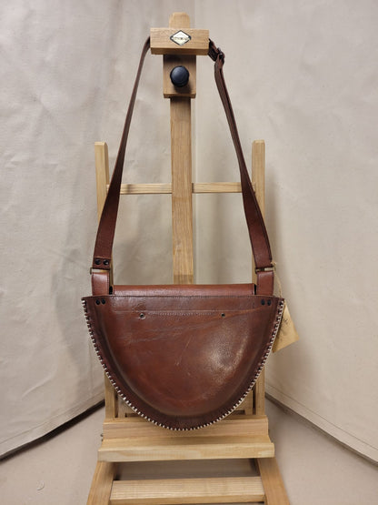 Restharrow Saddle Bag - Tan & White