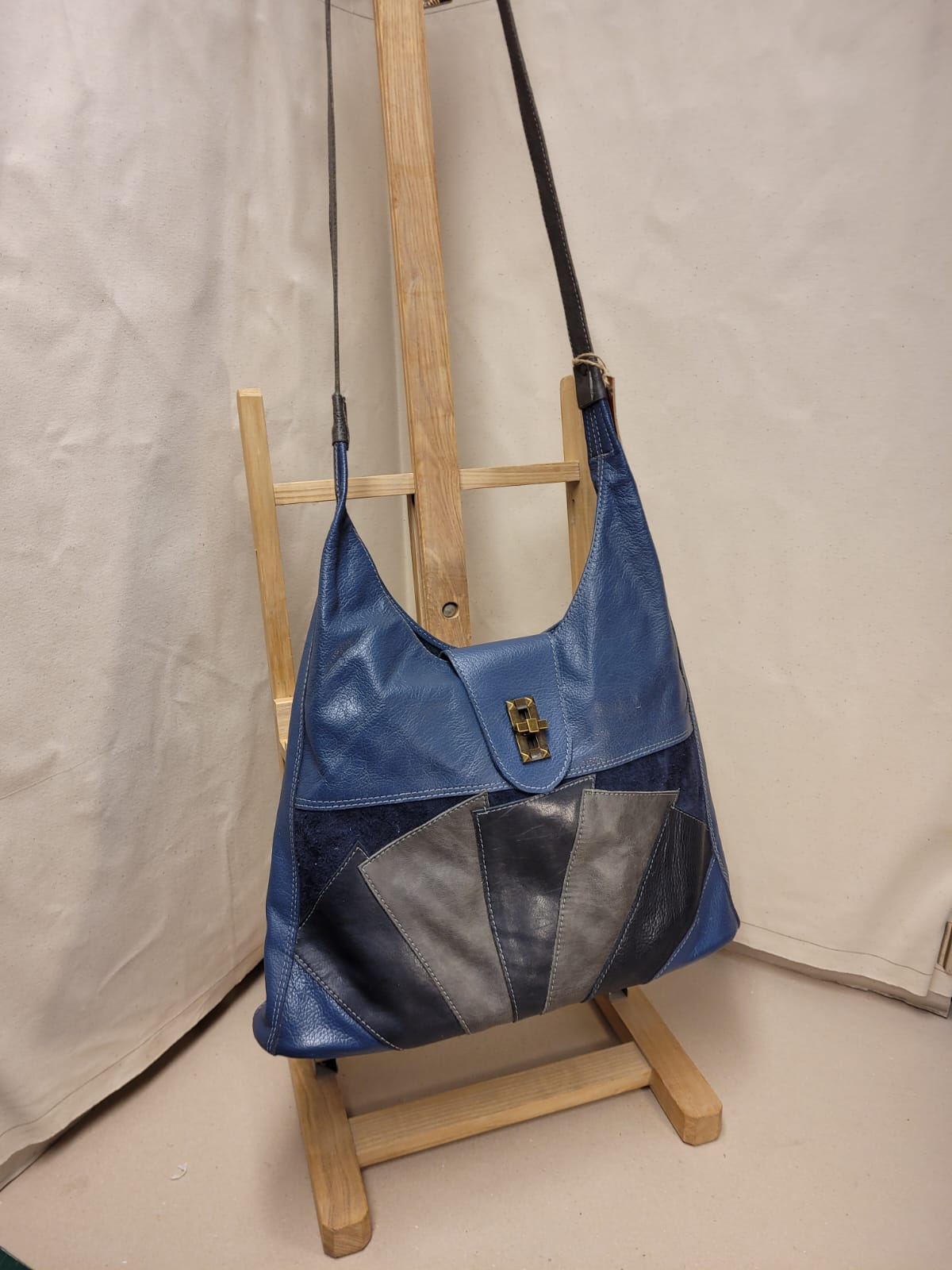 Samphire Shopper Bag - Blue & Slate