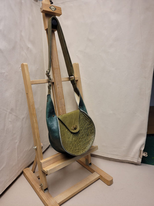 Yarrow Hobo Bag - Olive & Teal